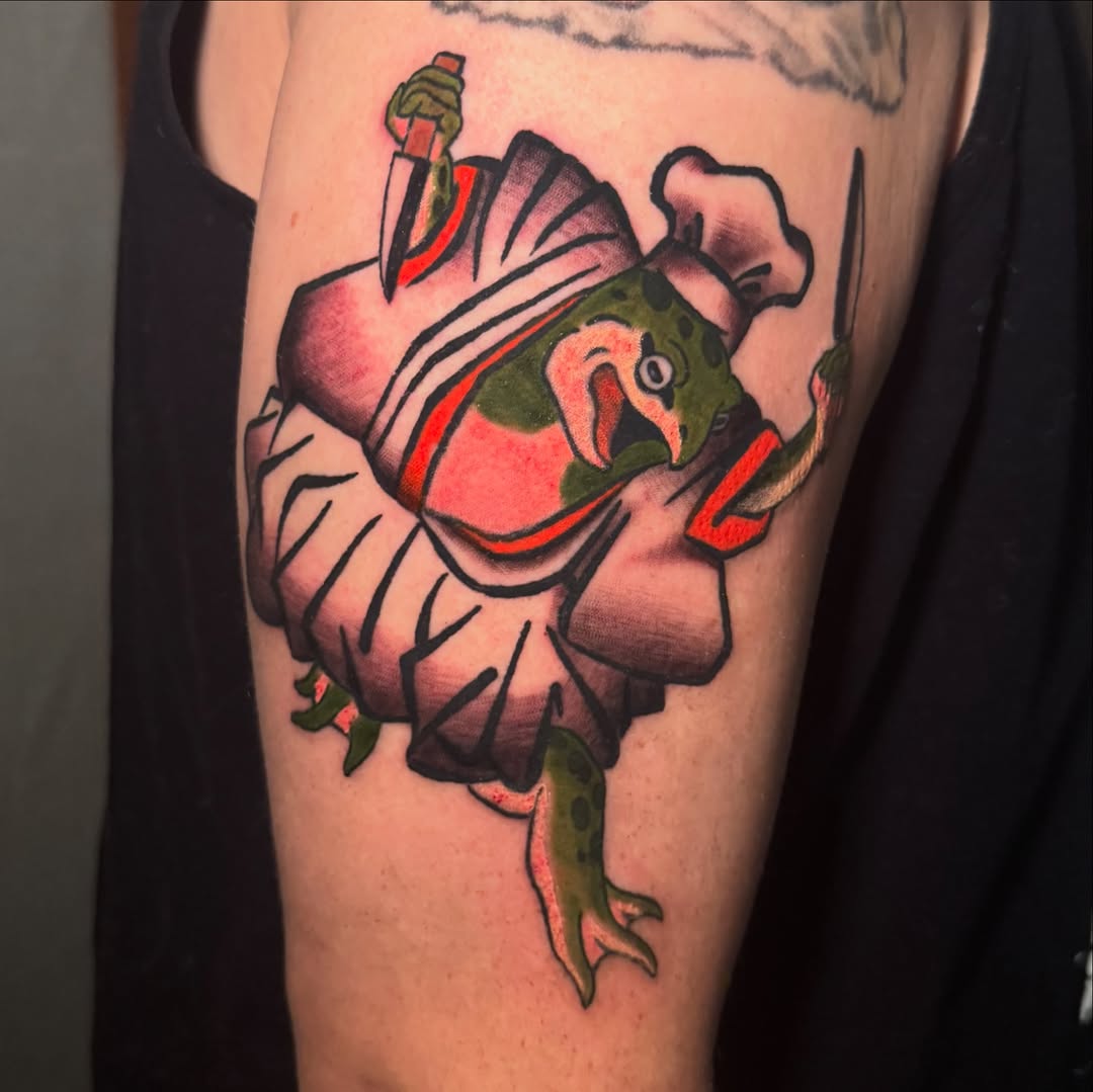 Tattoo by @dylanprorok — american_traditional, illustrative