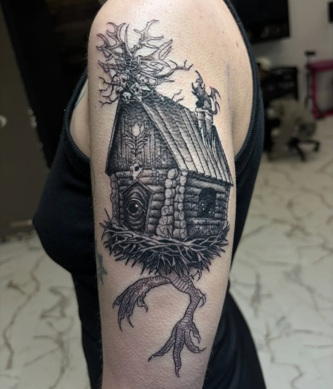 Tattoo by @venuss.inks — dark_realism, illustrative