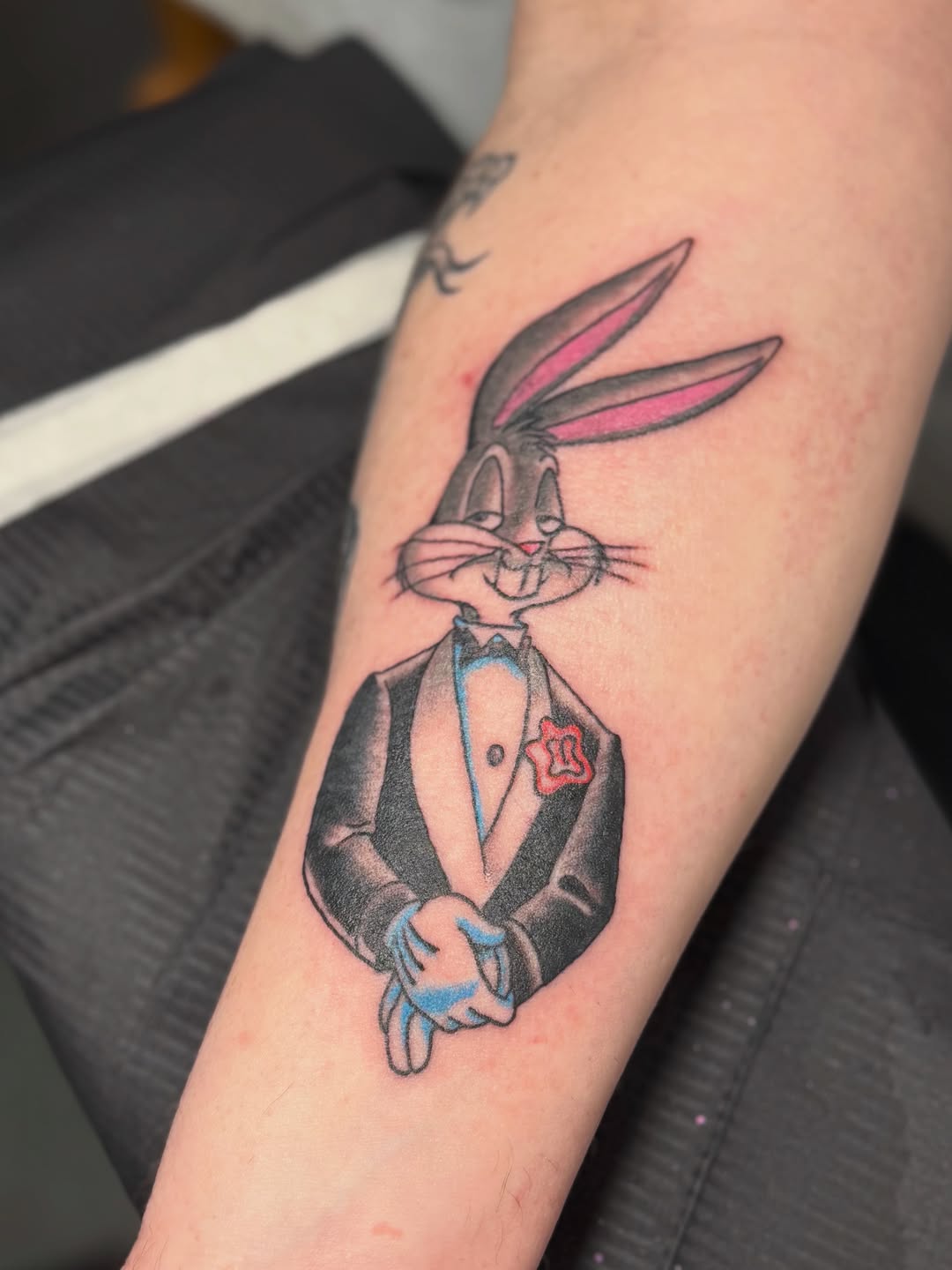 Tattoo by @devin_and_helltattoos — new_school, anime