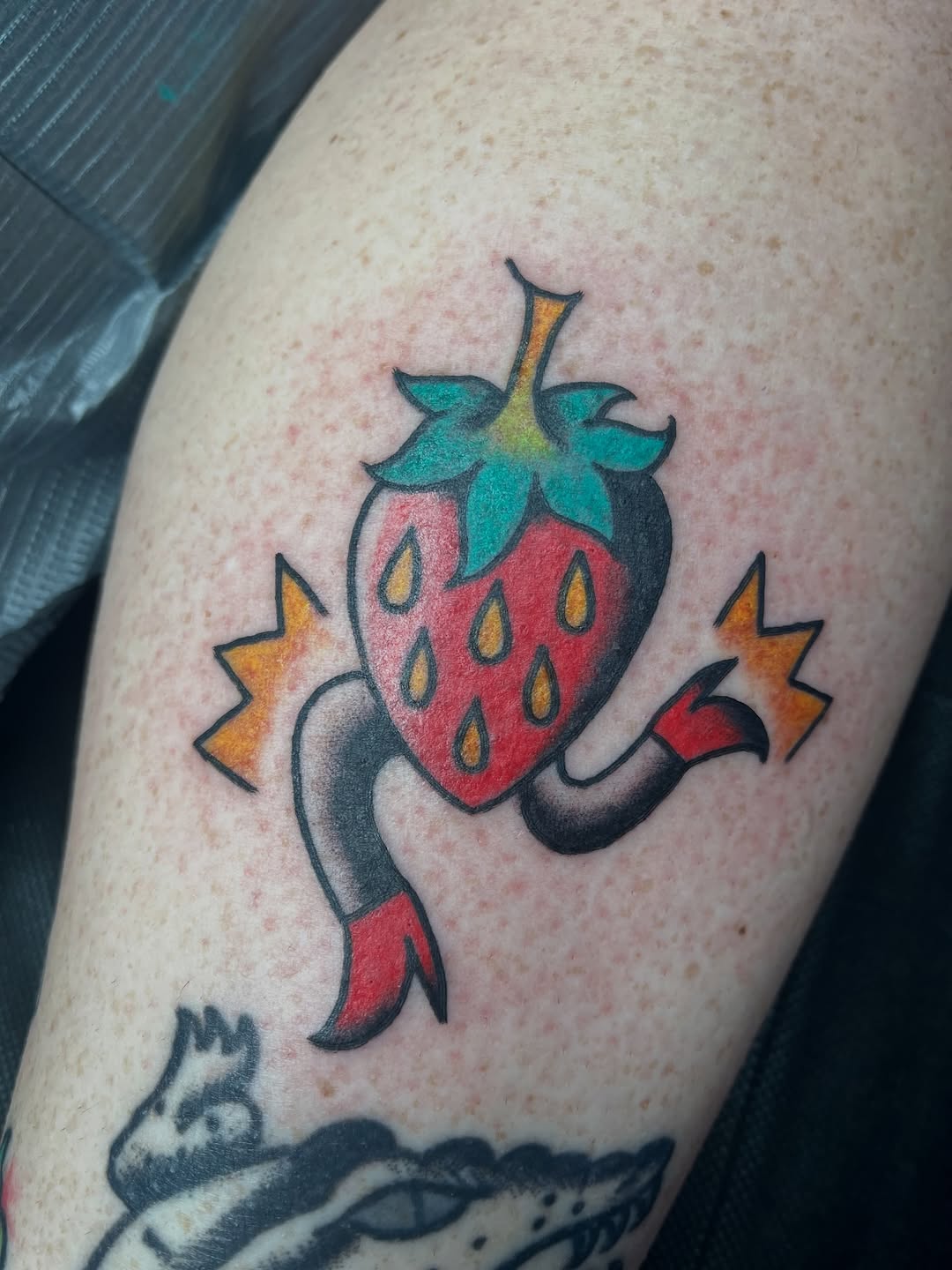Tattoo by @berrysweettattoos — american_traditional, illustrative