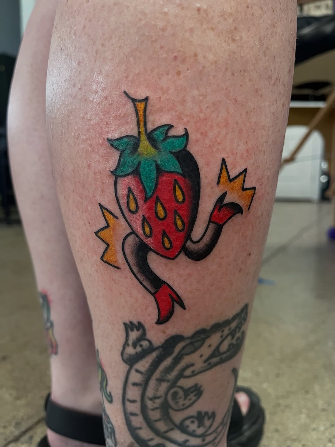 Tattoo by @berrysweettattoos — american_traditional, illustrative