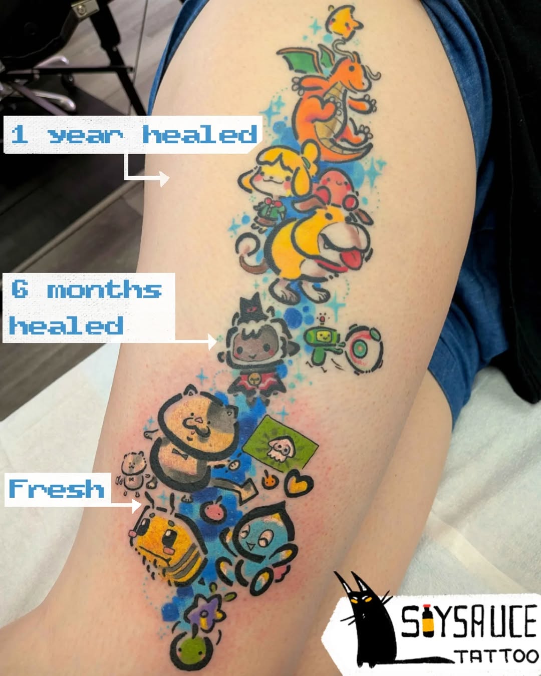 Tattoo by @soysaucetattoo β anime