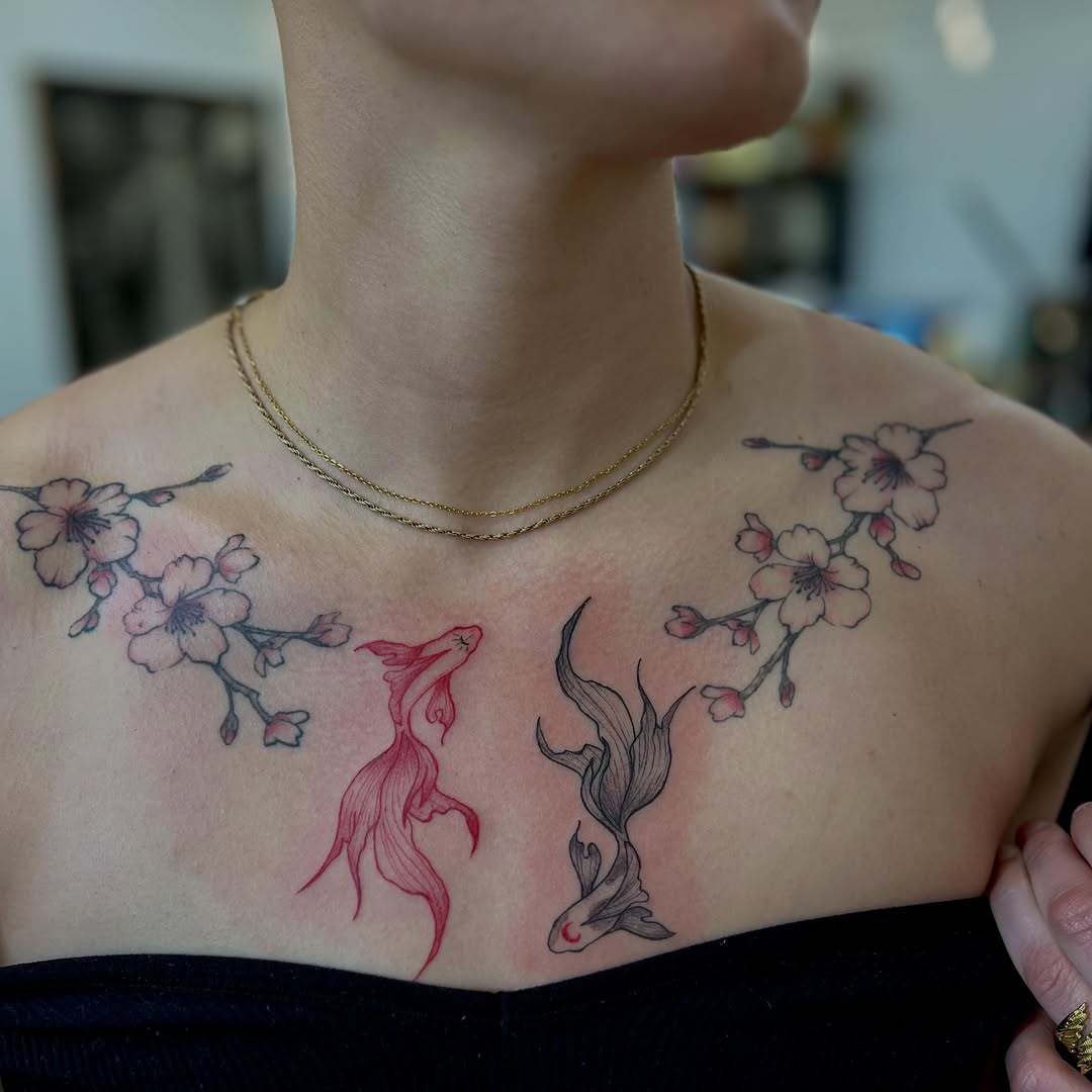 Tattoo by @lilriss.tattoos β illustrative, fine_line