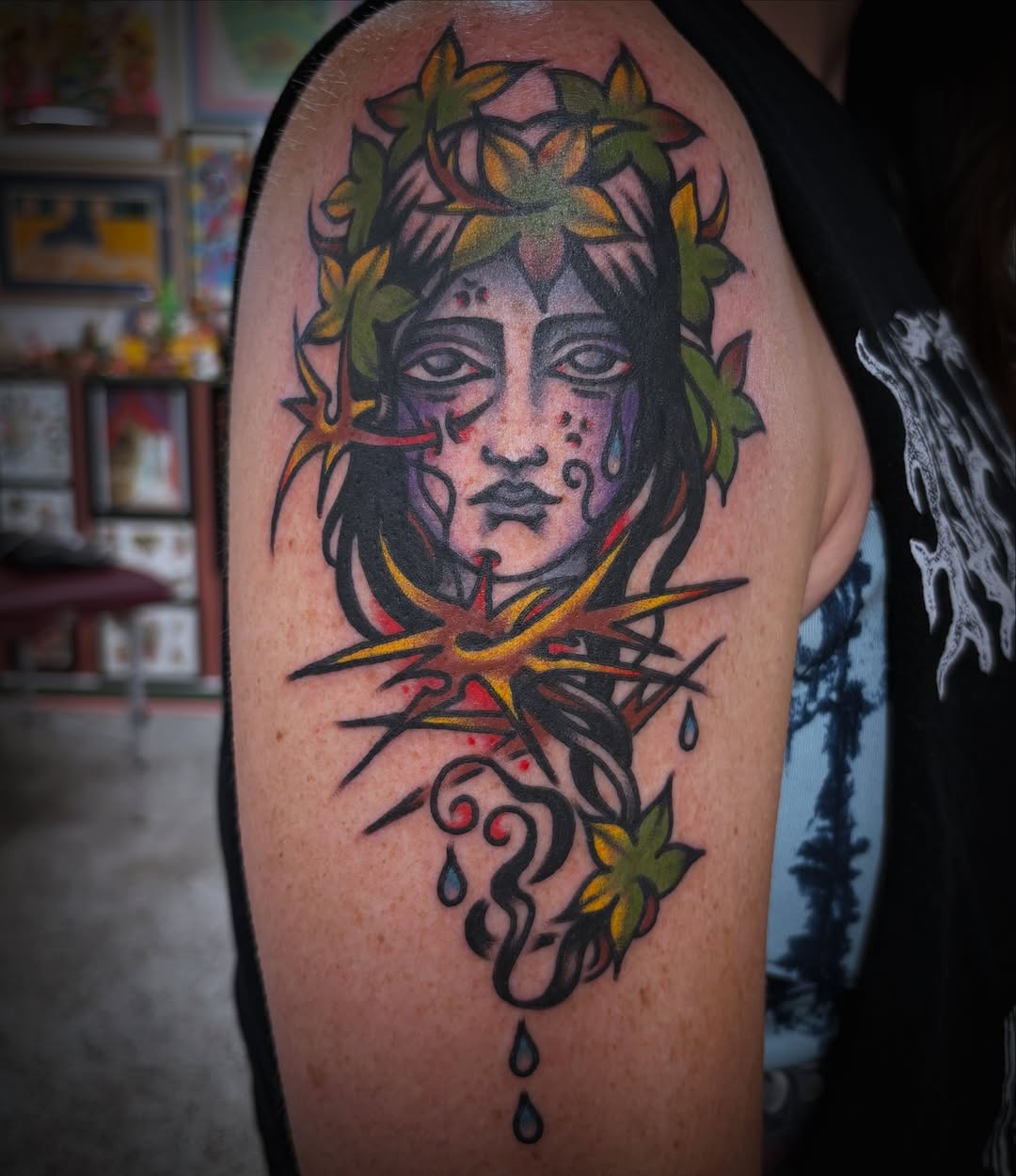 Tattoo by @deyatattoo — illustrative, neo_traditional