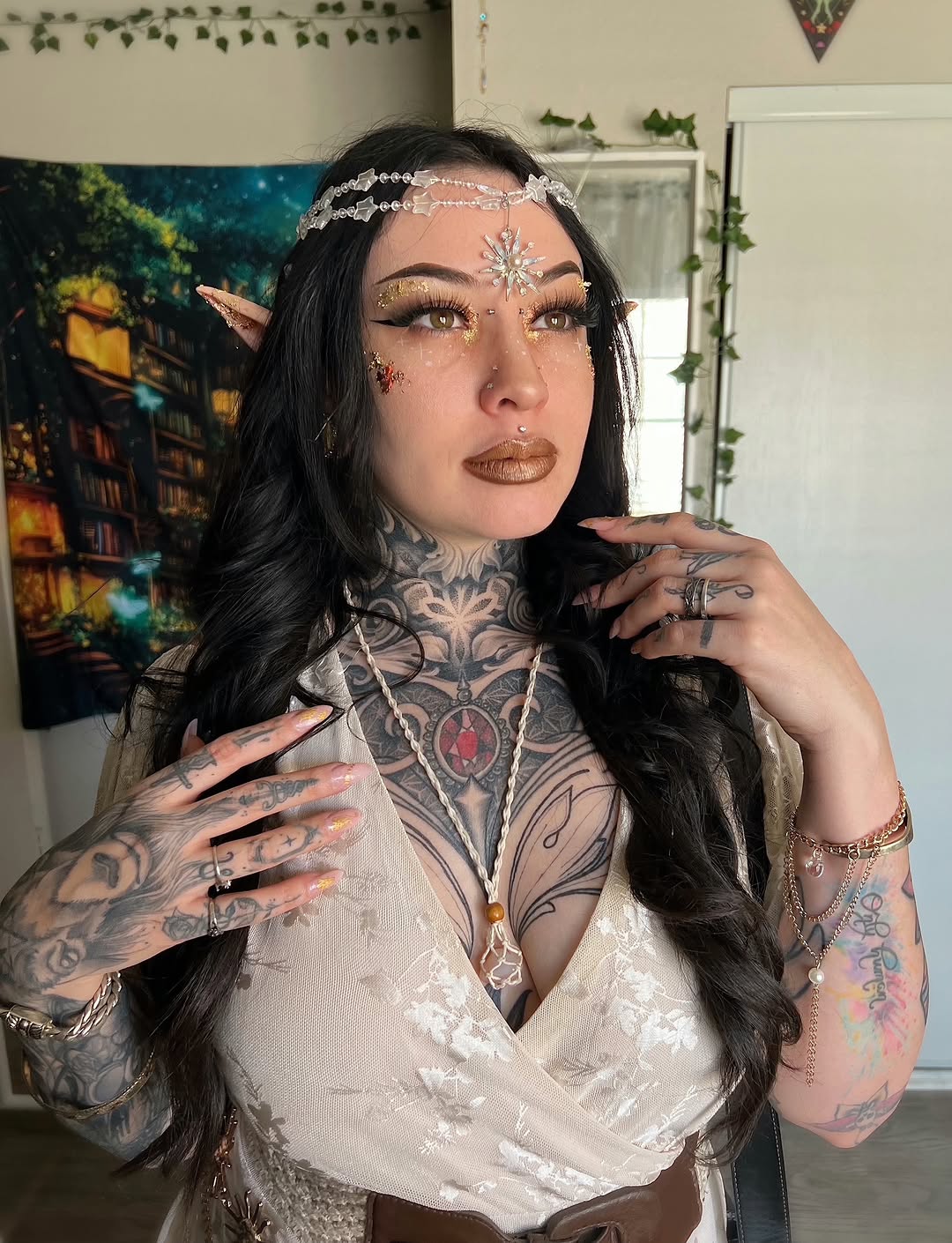 Tattoo by @wicked.witch.of.the.ink — blackwork, illustrative