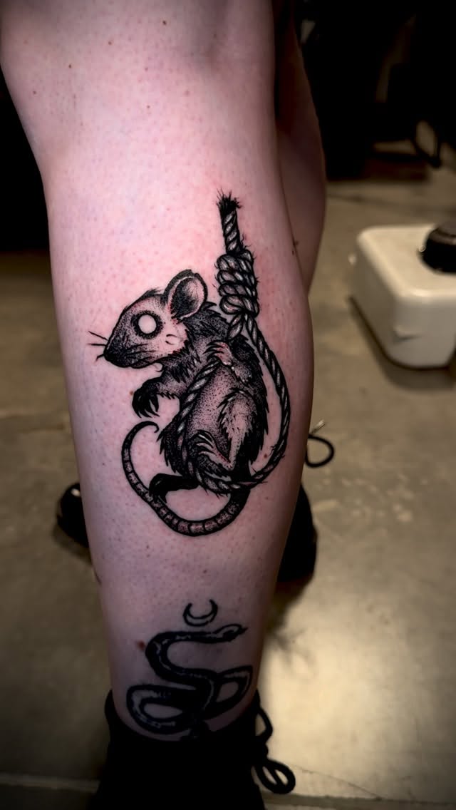 Tattoo by @blvckheart_ink — blackwork, dark_realism