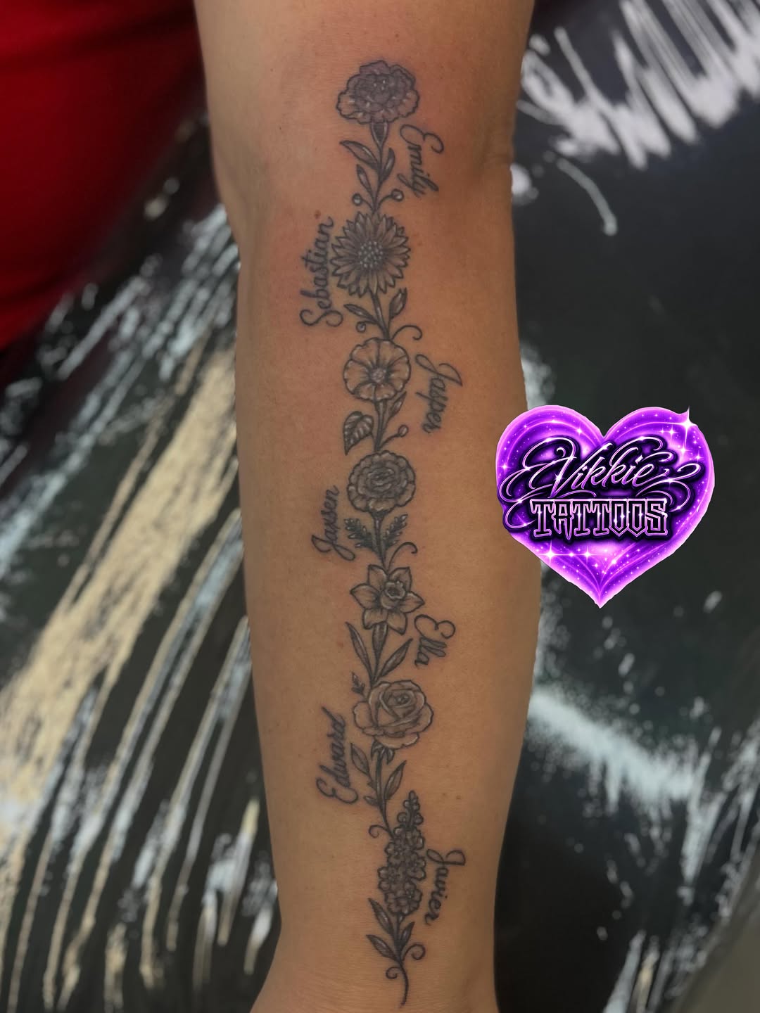 Tattoo by @vikkietattoos — fine_line, lettering_script