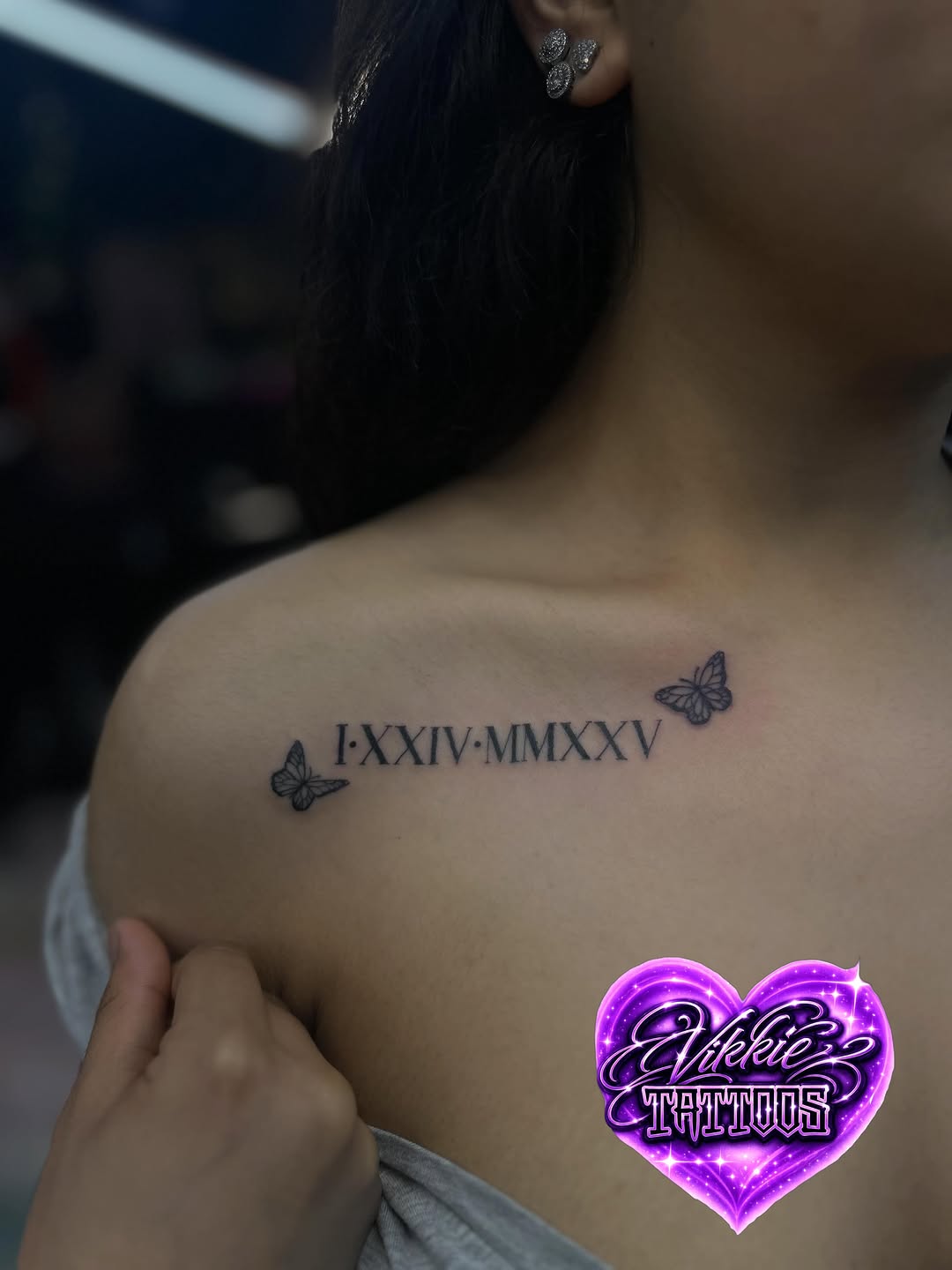Tattoo by @vikkietattoos — fine_line, lettering_script