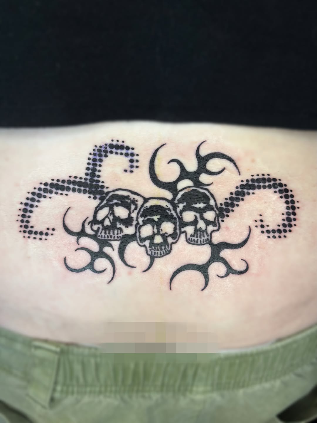 Tattoo by @cooperfckingtats — blackwork, dotwork