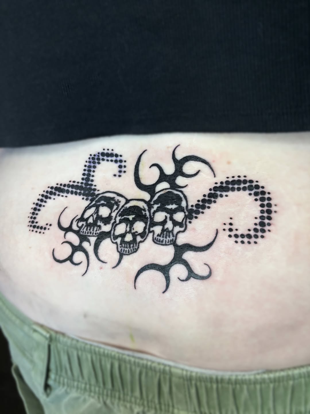 Tattoo by @cooperfckingtats — blackwork, dotwork