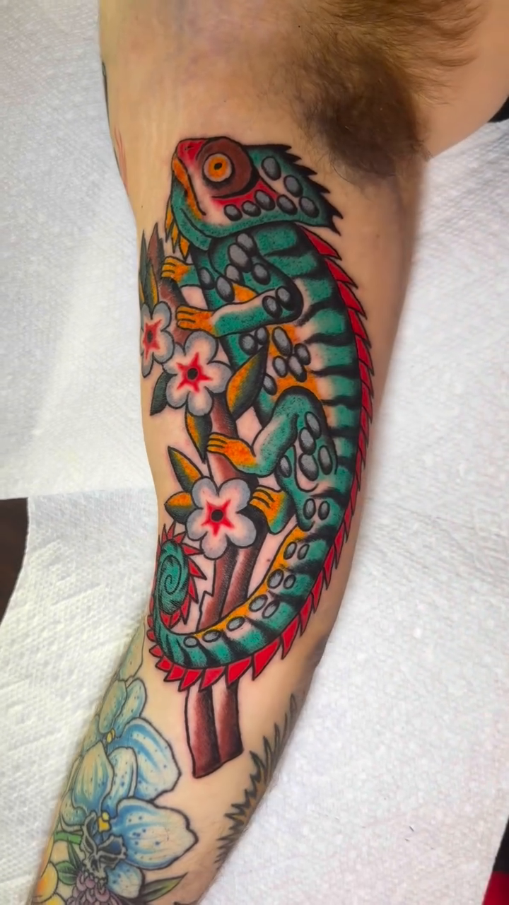 Tattoo by @biancafeliciamaria — american_traditional, illustrative
