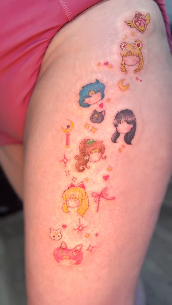 Tattoo by @chibi.inks โ anime
