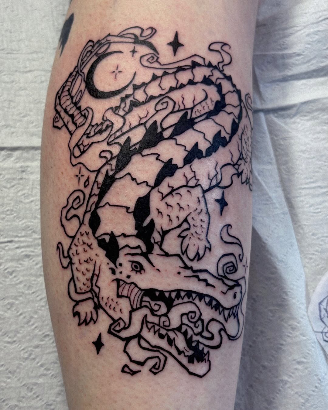 Tattoo by @unsaintlytattoo — sketch