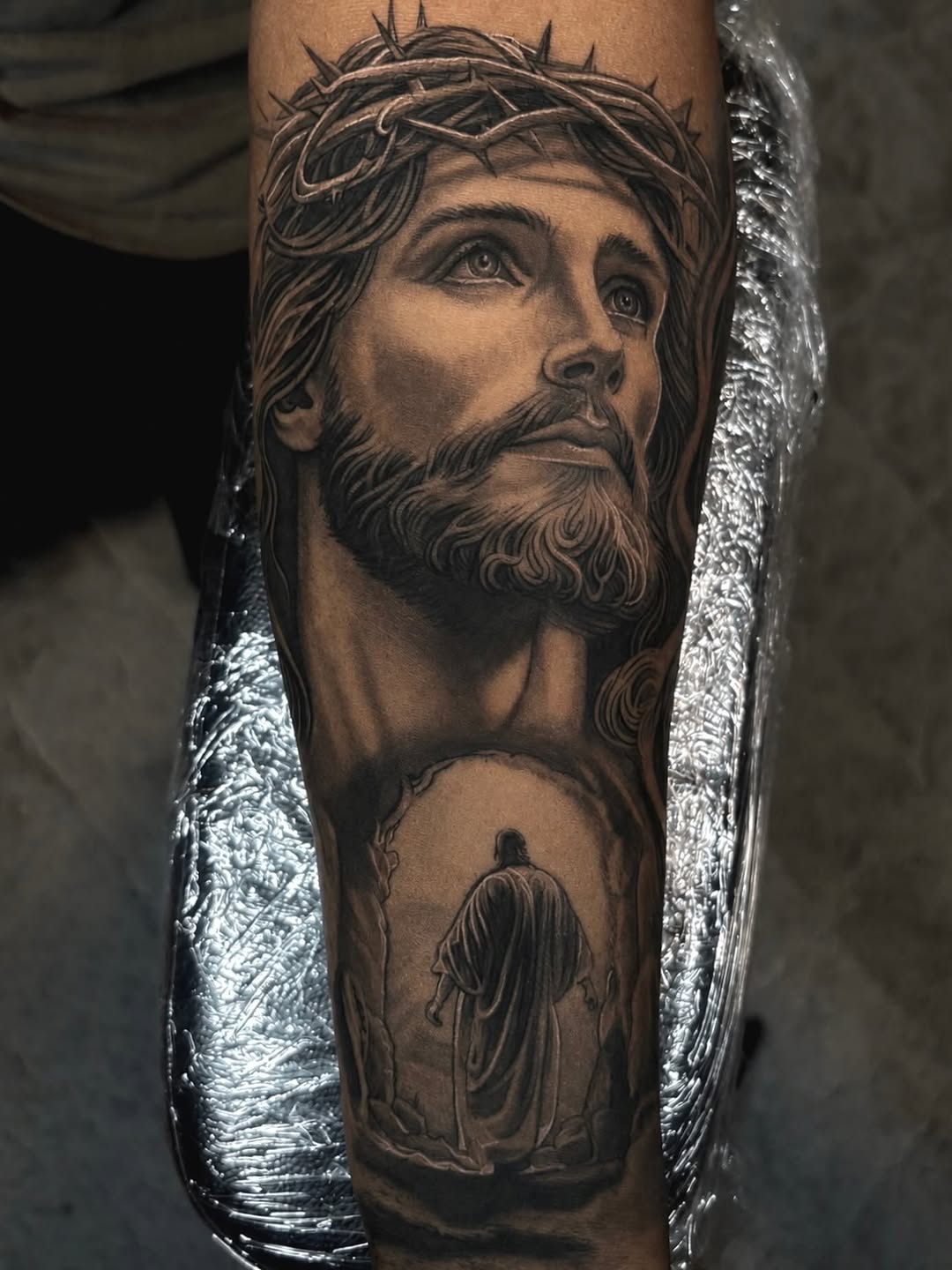 Tattoo by @inkbyjay1 — realism, black_and_grey