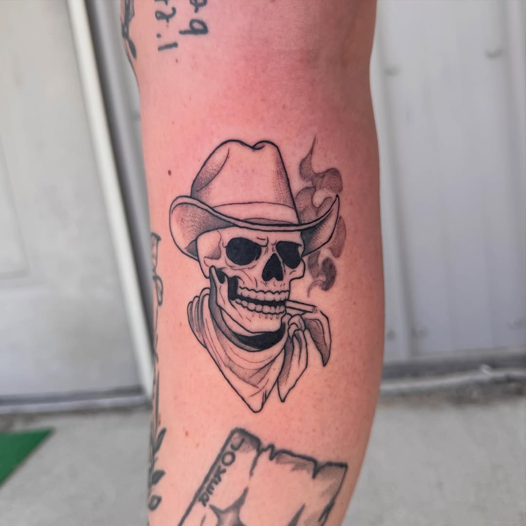 Tattoo by @gatorgirltattoo — american_traditional, black_and_grey