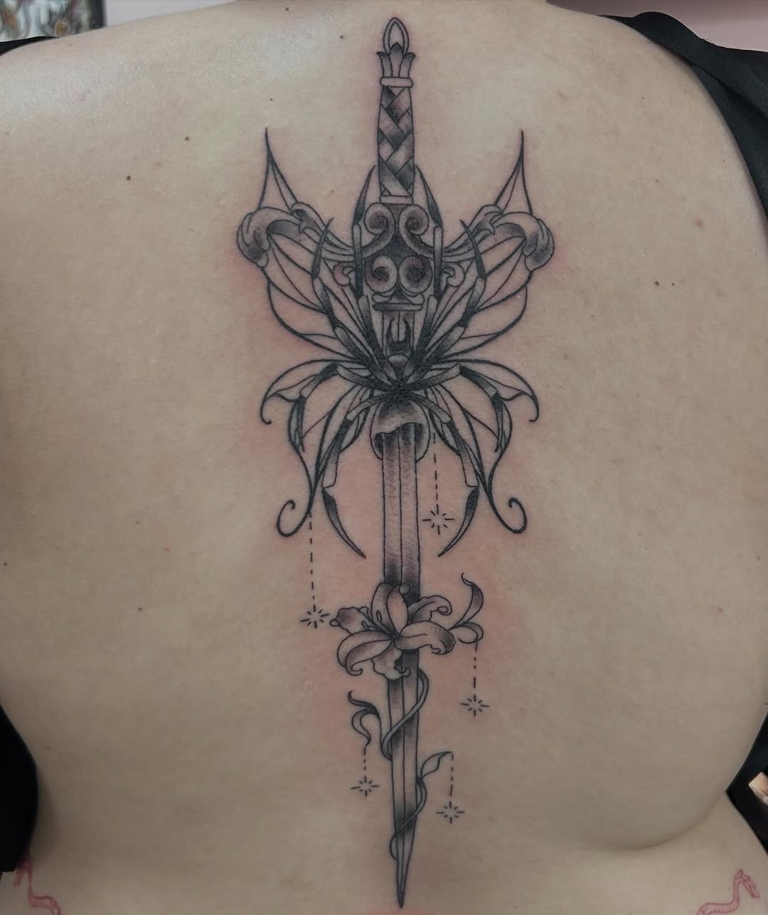 Tattoo by @redtattoos518 — illustrative, black_and_grey
