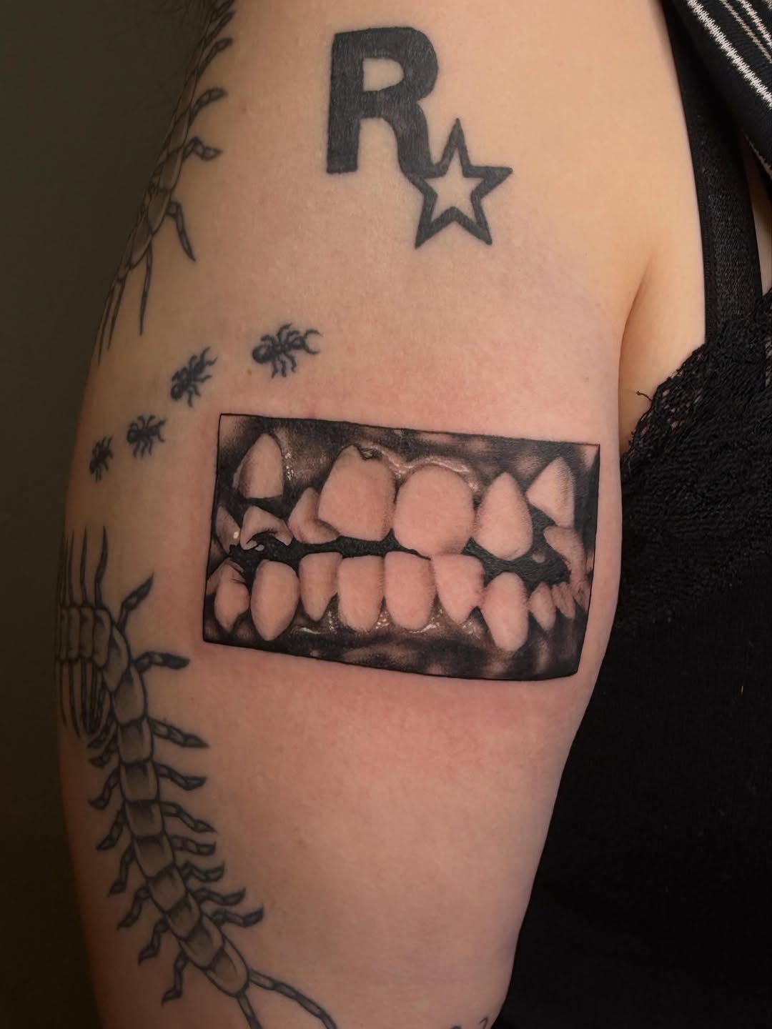 Tattoo by @inkedbykz — realism, black_and_grey