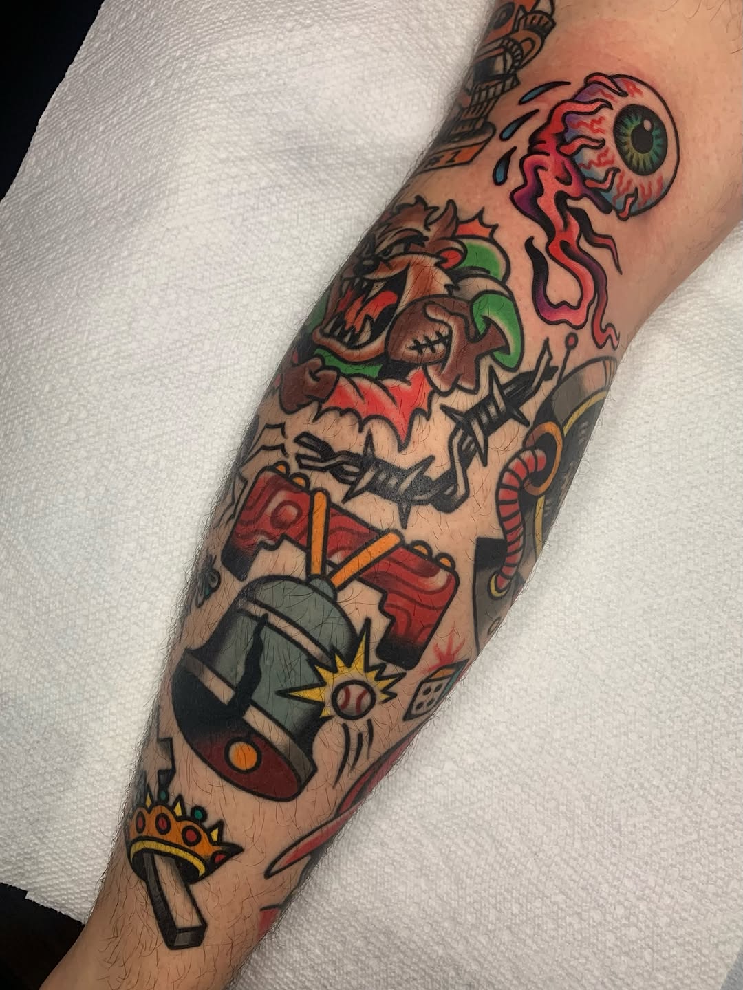 Tattoo by @vankirk_tattoo โ american_traditional, illustrative