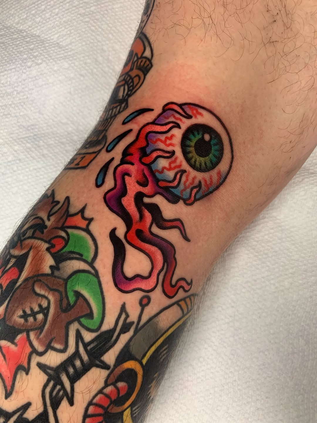 Tattoo by @vankirk_tattoo โ american_traditional, illustrative
