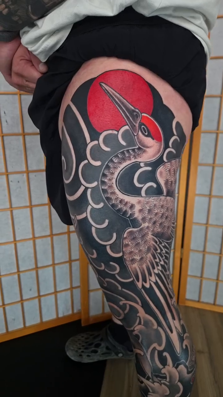 Tattoo by @john.sunderland โ japanese_irezumi, black_and_grey