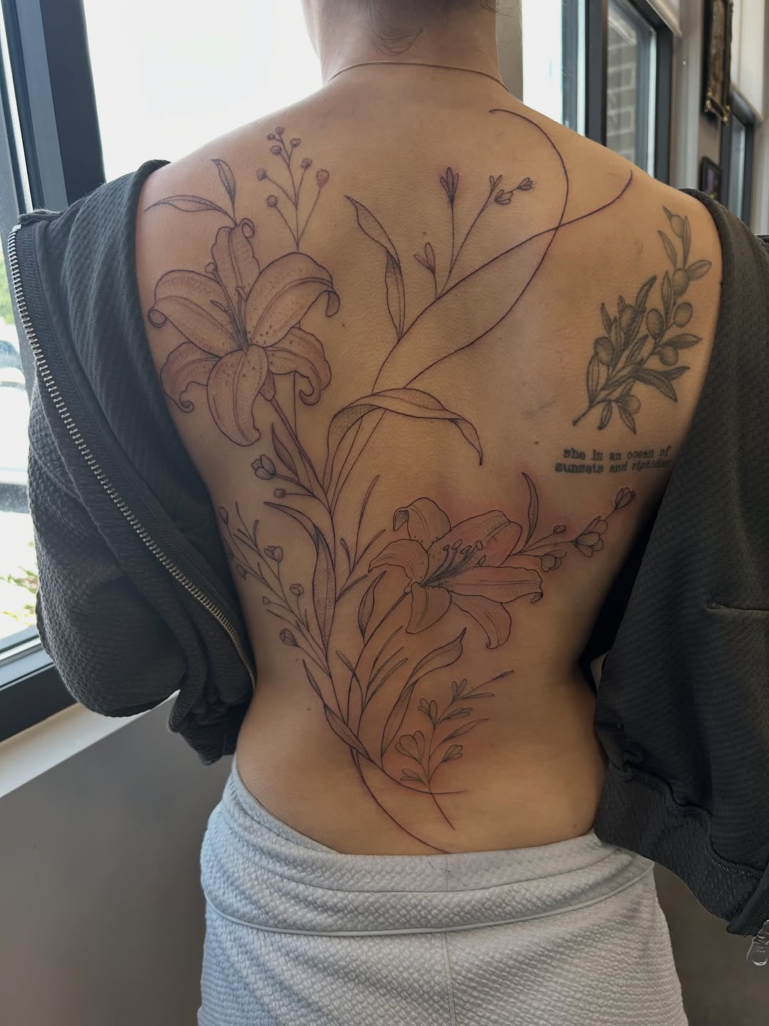 Tattoo by @samibattle — fine_line, black_and_grey