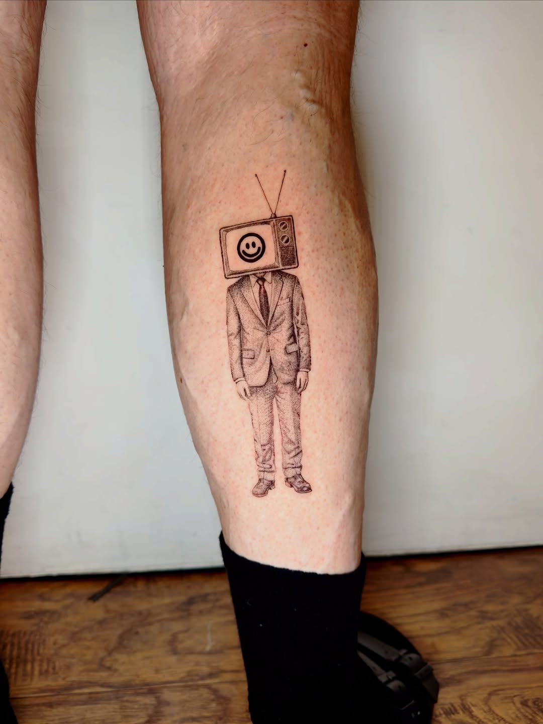 Tattoo by @inkbypiero — black_and_grey, realism