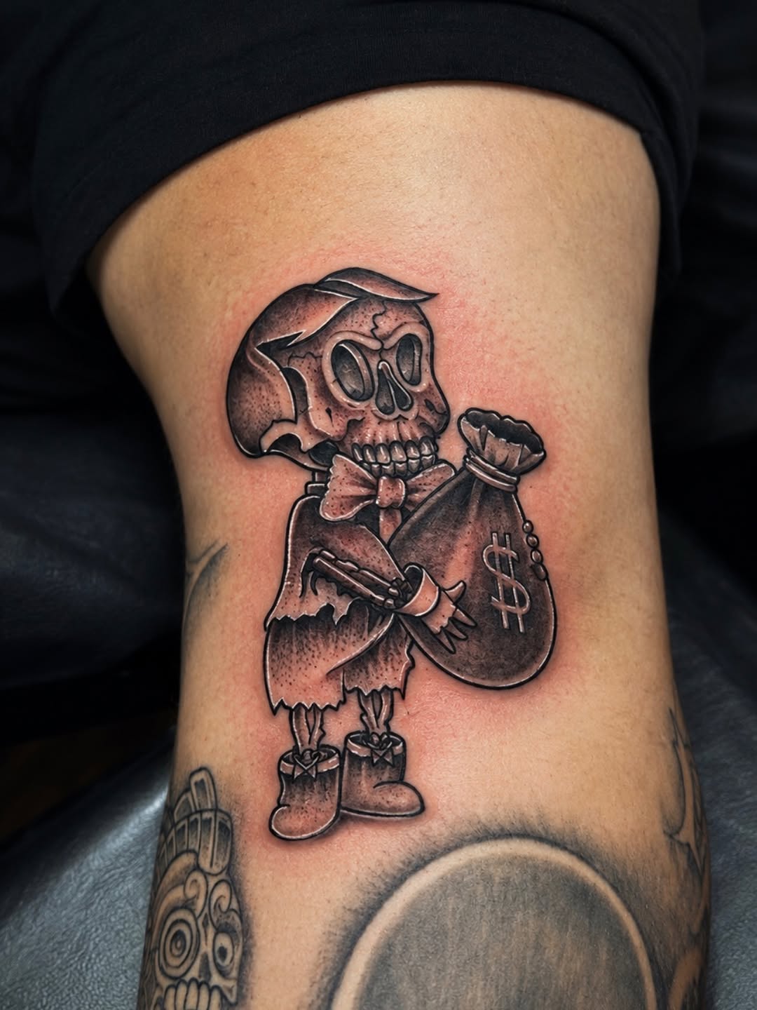 Tattoo by @felix562_ — black_and_grey