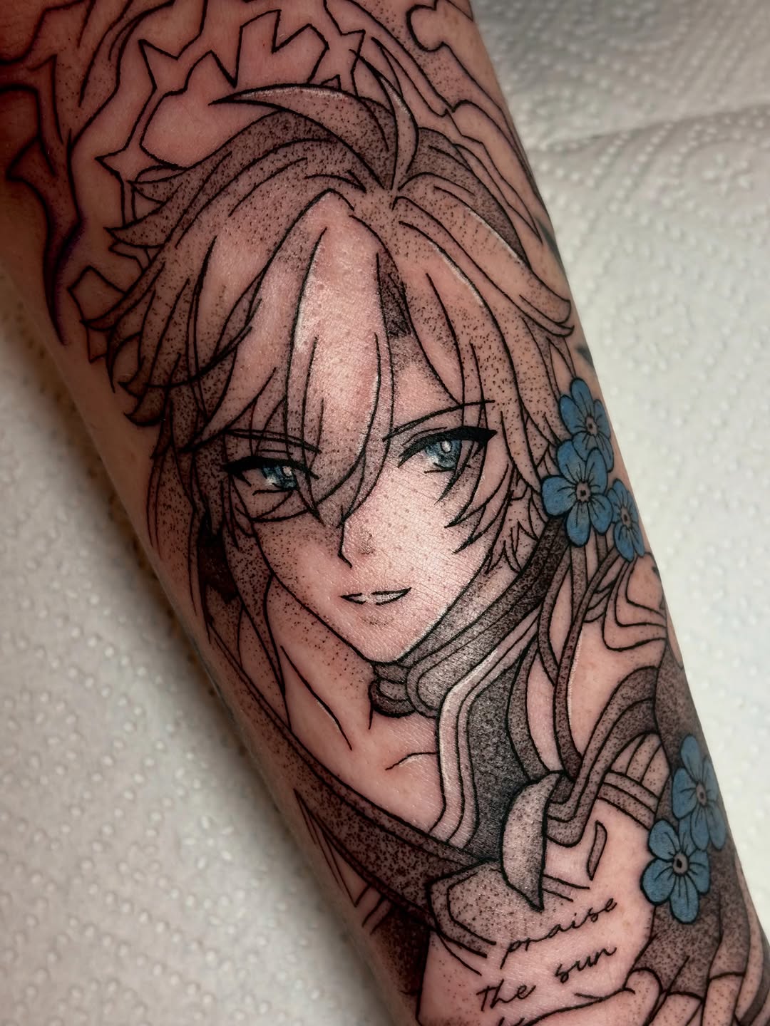 Tattoo by @chuuyainks — anime