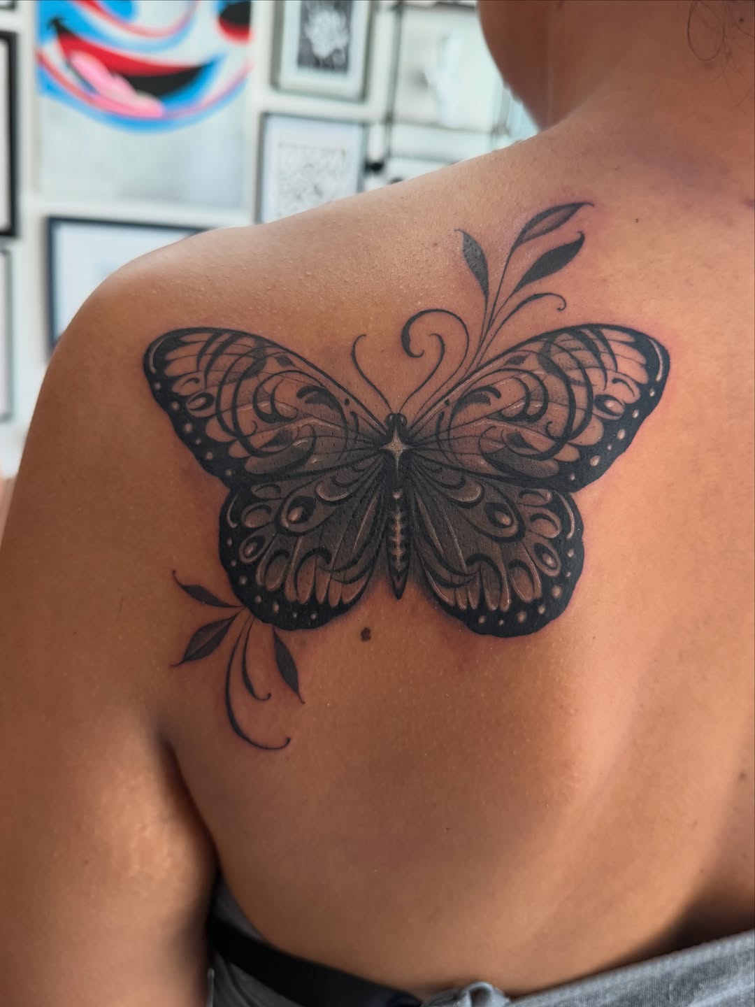 Tattoo by @medusa_michelletattoos — illustrative, black_and_grey