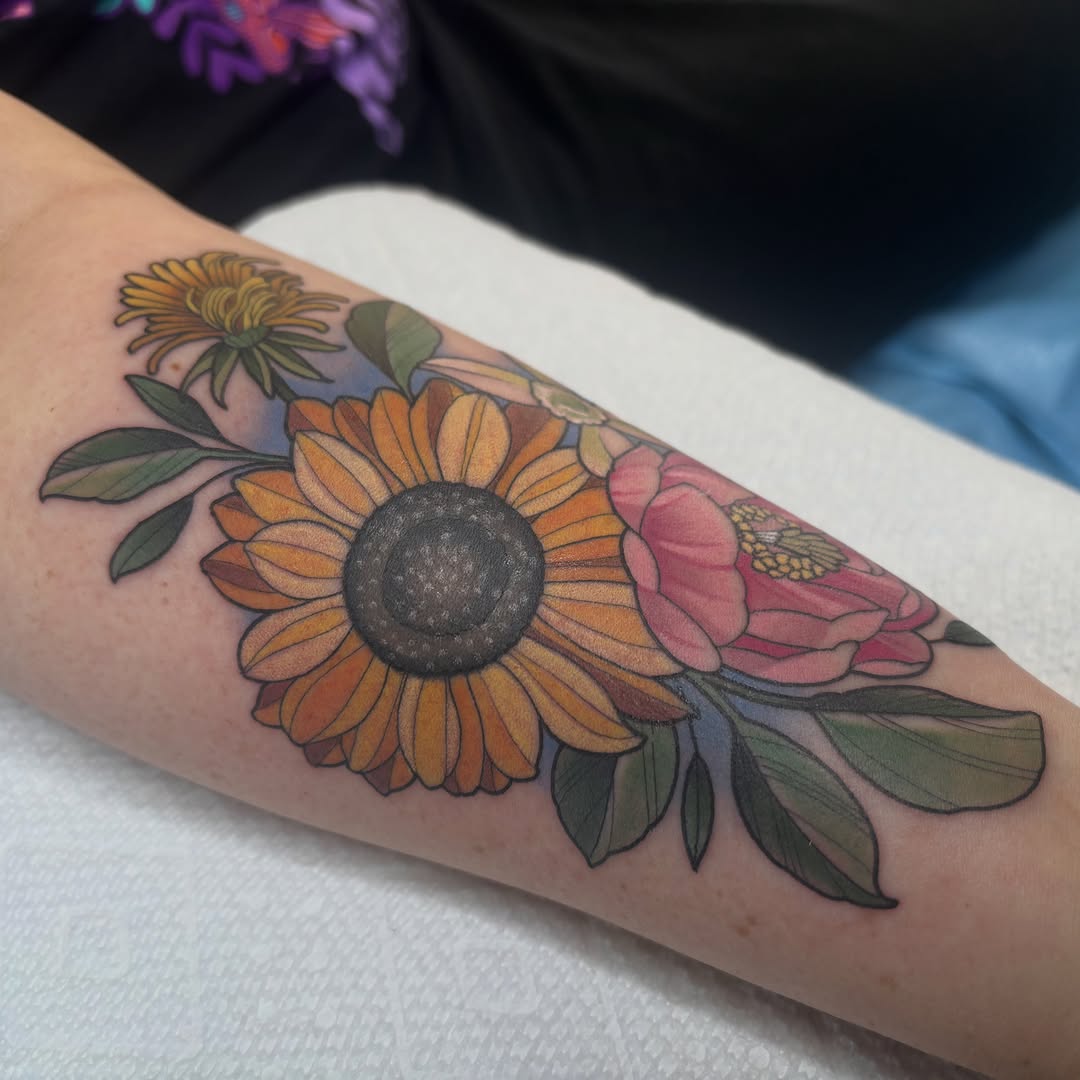 Tattoo by @madelinekristentattoo — illustrative, watercolor