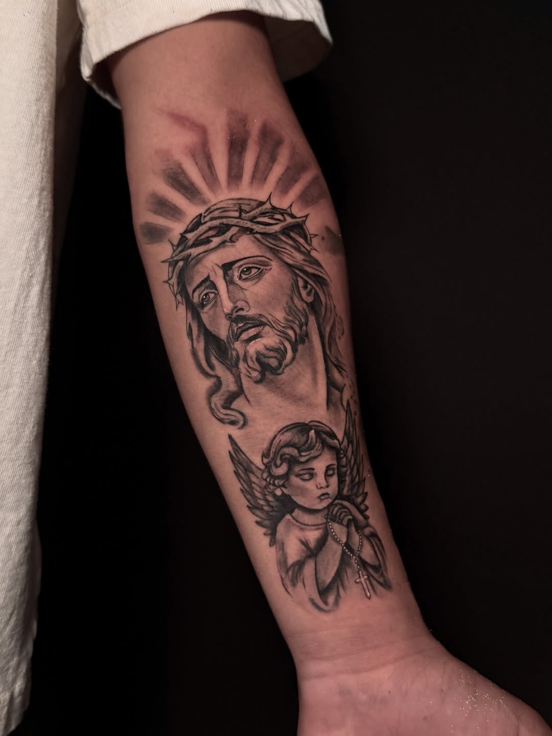 Tattoo by @diosa_tattoos_ — realism, black_and_grey