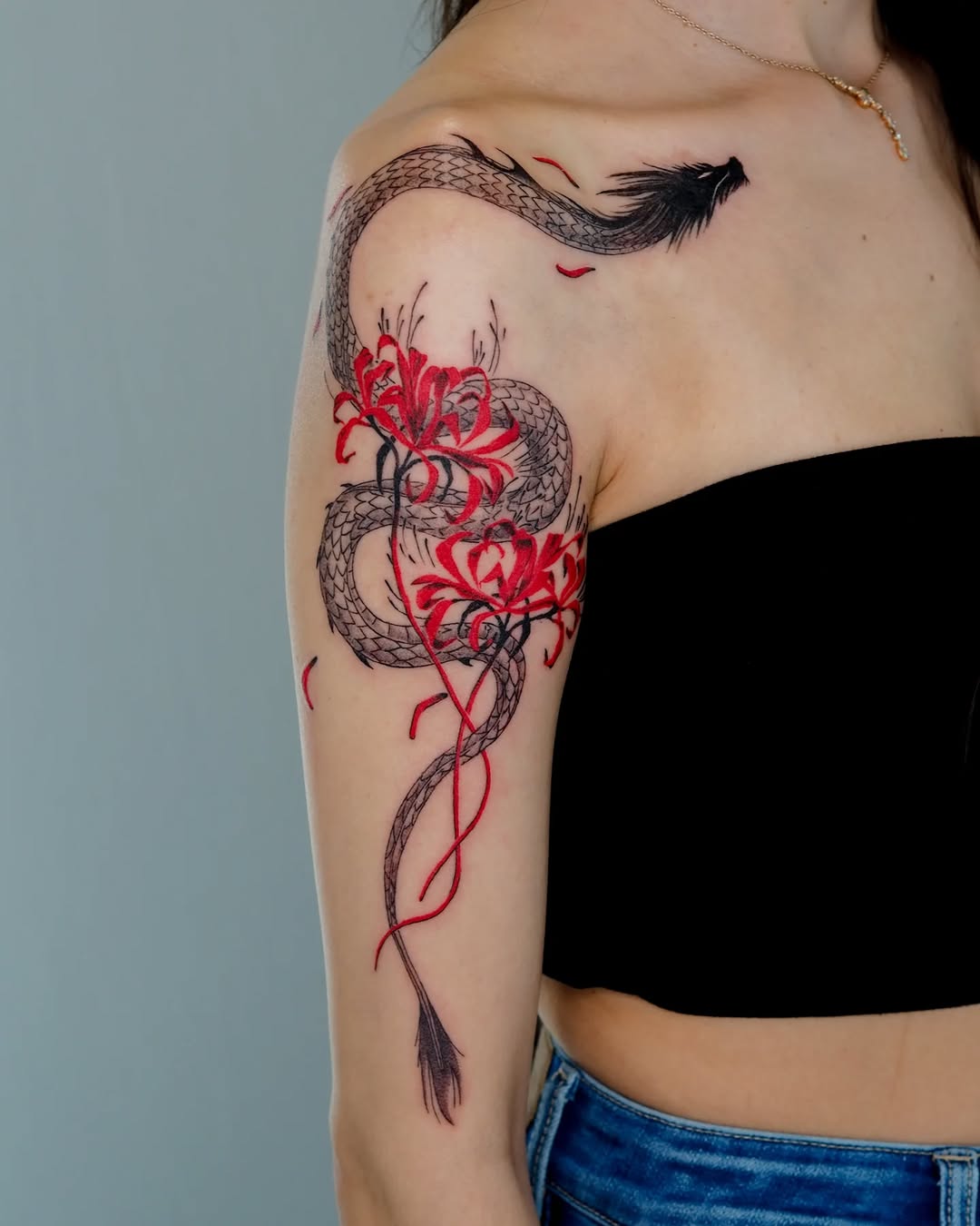Tattoo by @mk_tt__ — japanese_irezumi, fine_line