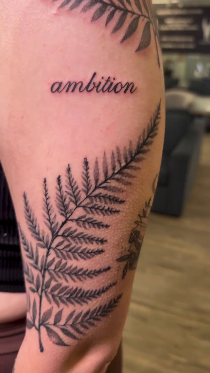 Tattoo by @aj.tattoos.piercings — fine_line, lettering_script