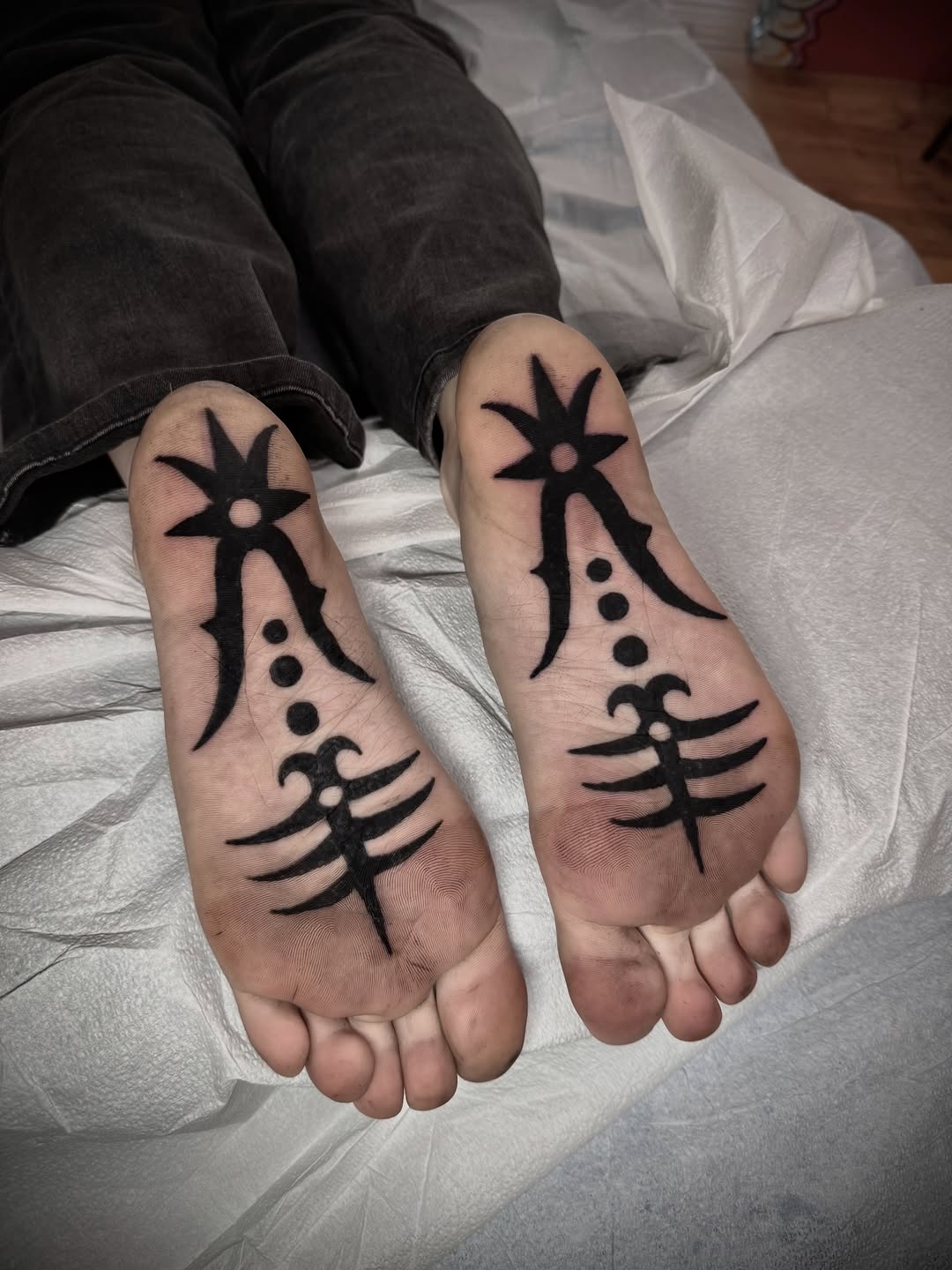 Tattoo by @jacobjamesk β blackwork, tribal