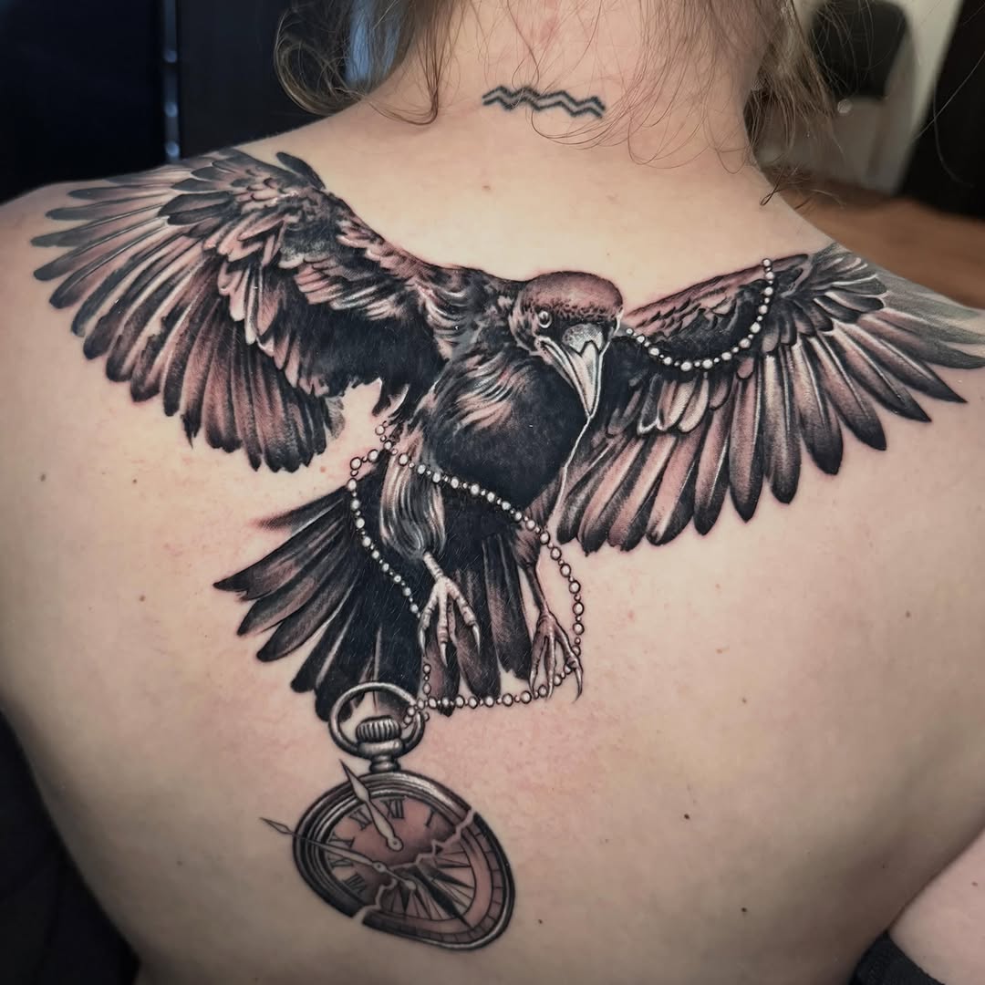 Tattoo by @gabejensentattoos — realism, black_and_grey