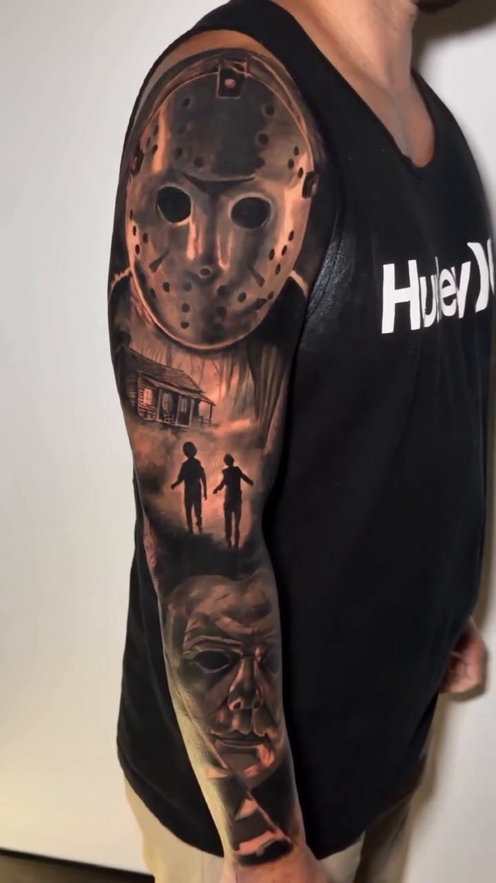Tattoo by @brandonsommerstattoo โ realism, dark_realism