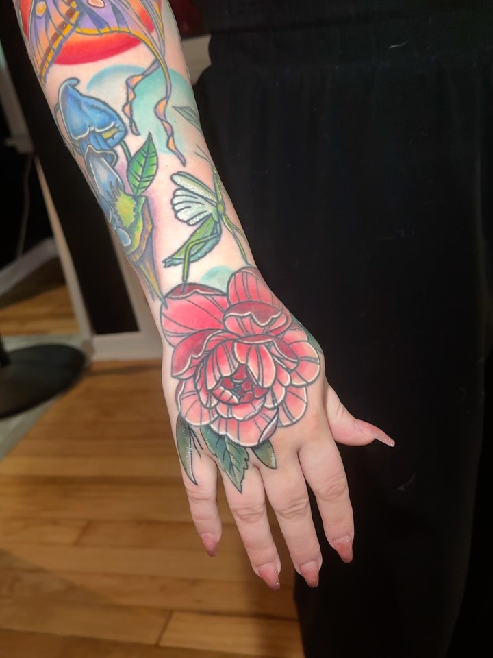 Tattoo by @jcwazzi_tats โ neo_traditional, realism