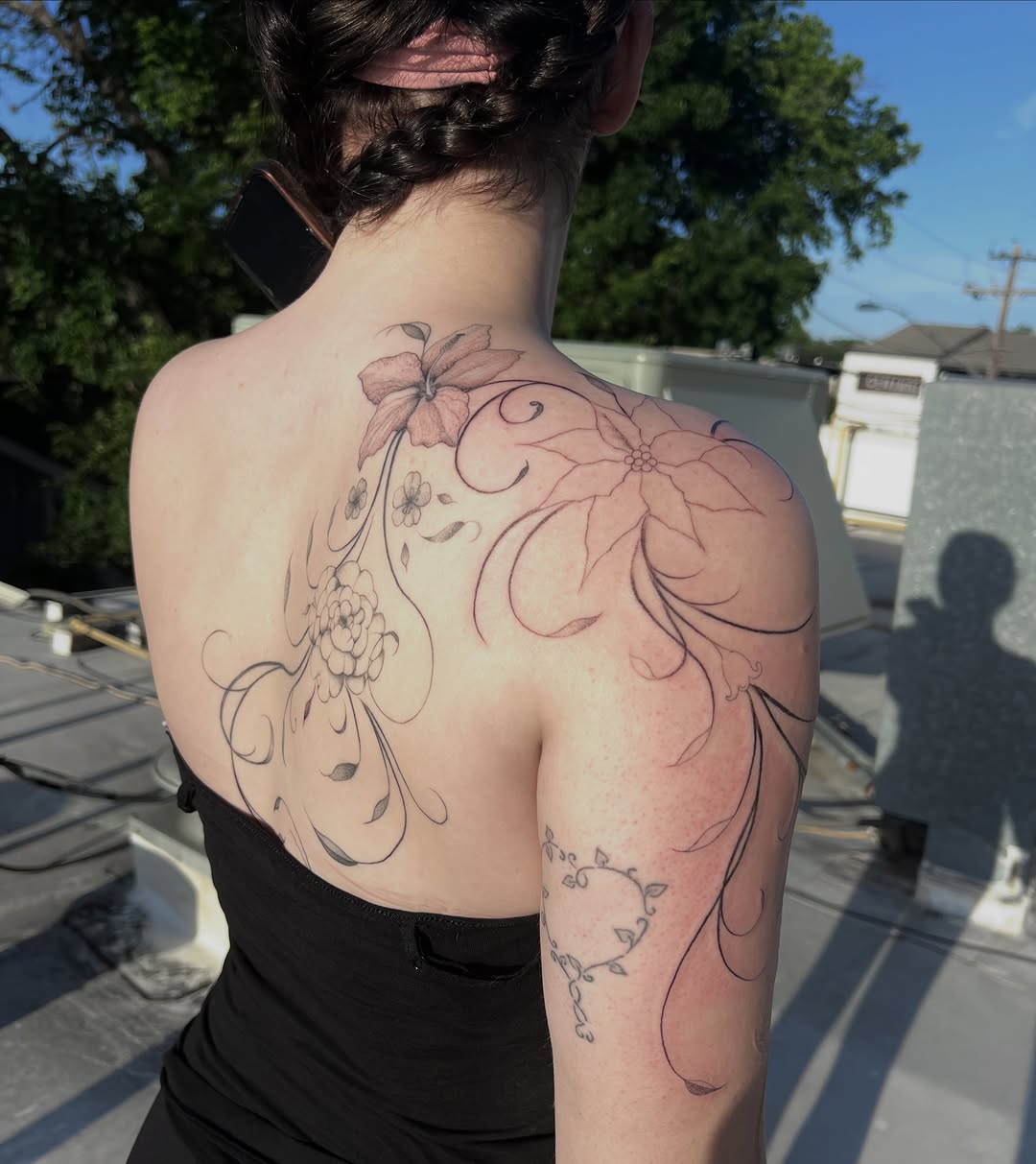 Tattoo by @syikotattoo — illustrative, fine_line