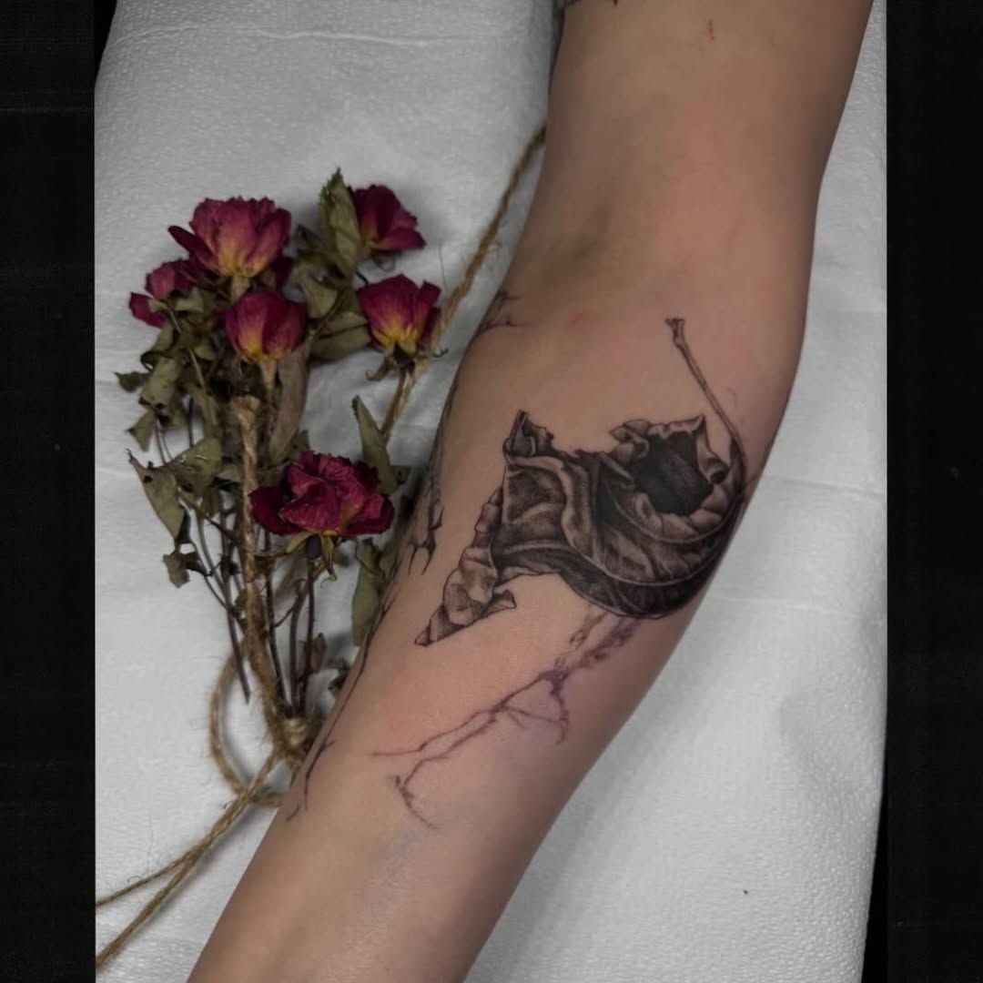 Tattoo by @jdraven β realism, black_and_grey