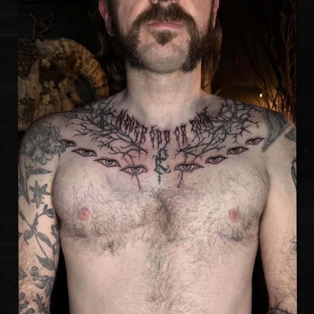 Tattoo by @jdraven β blackwork
