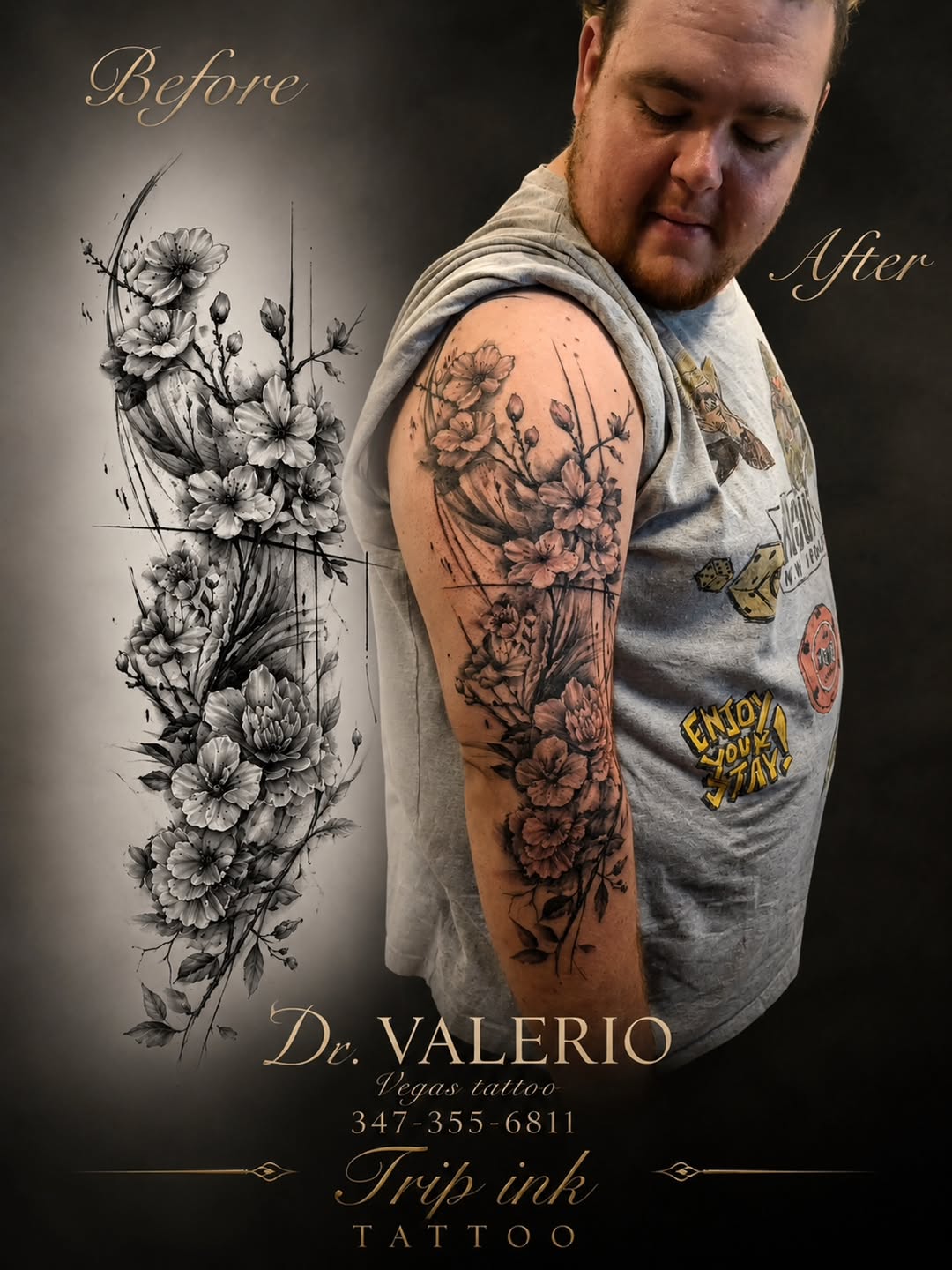 Tattoo by @dr.valerio_tattoo — black_and_grey