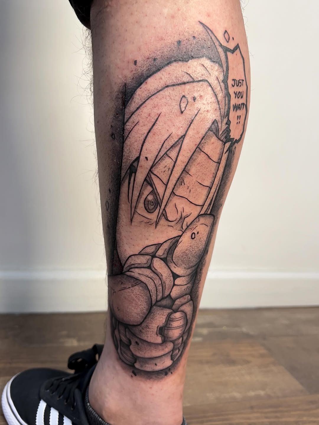 Tattoo by @pariente__chan — anime