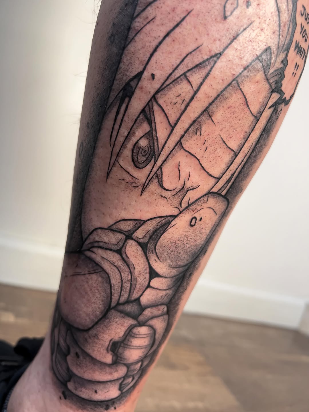 Tattoo by @pariente__chan — anime