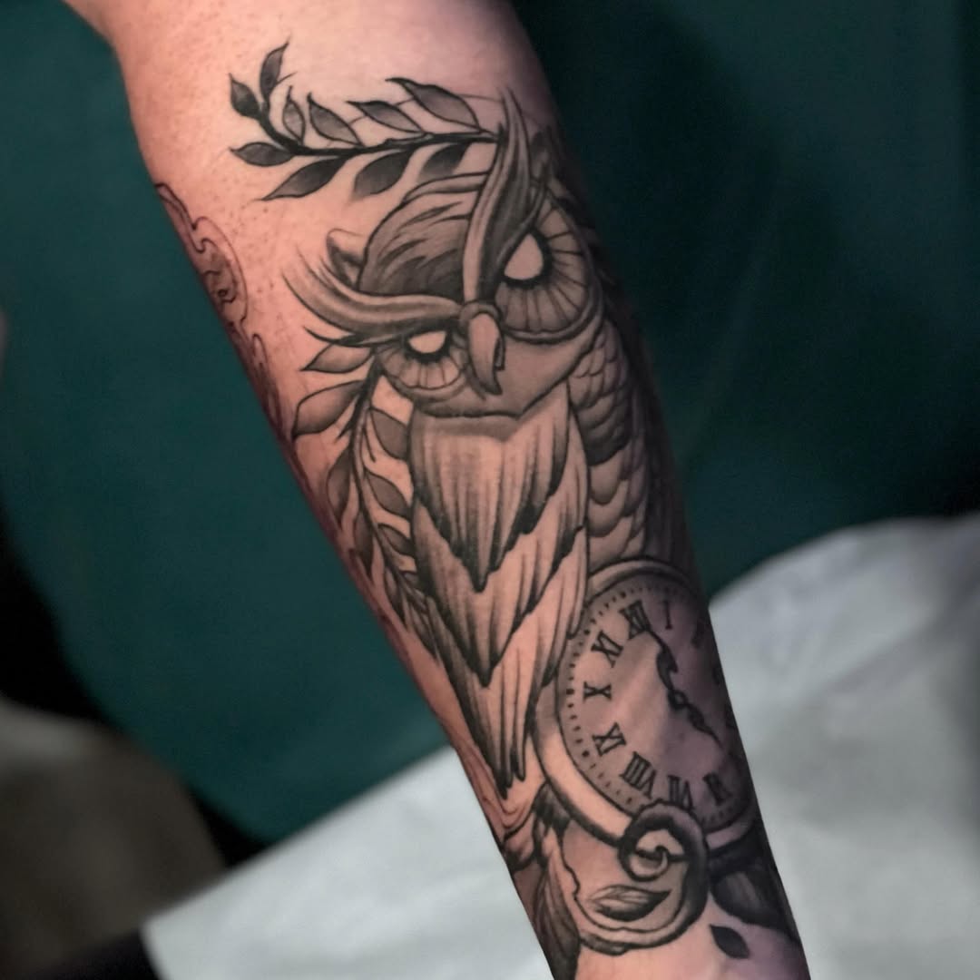 Tattoo by @alexrockoff โ black_and_grey, realism