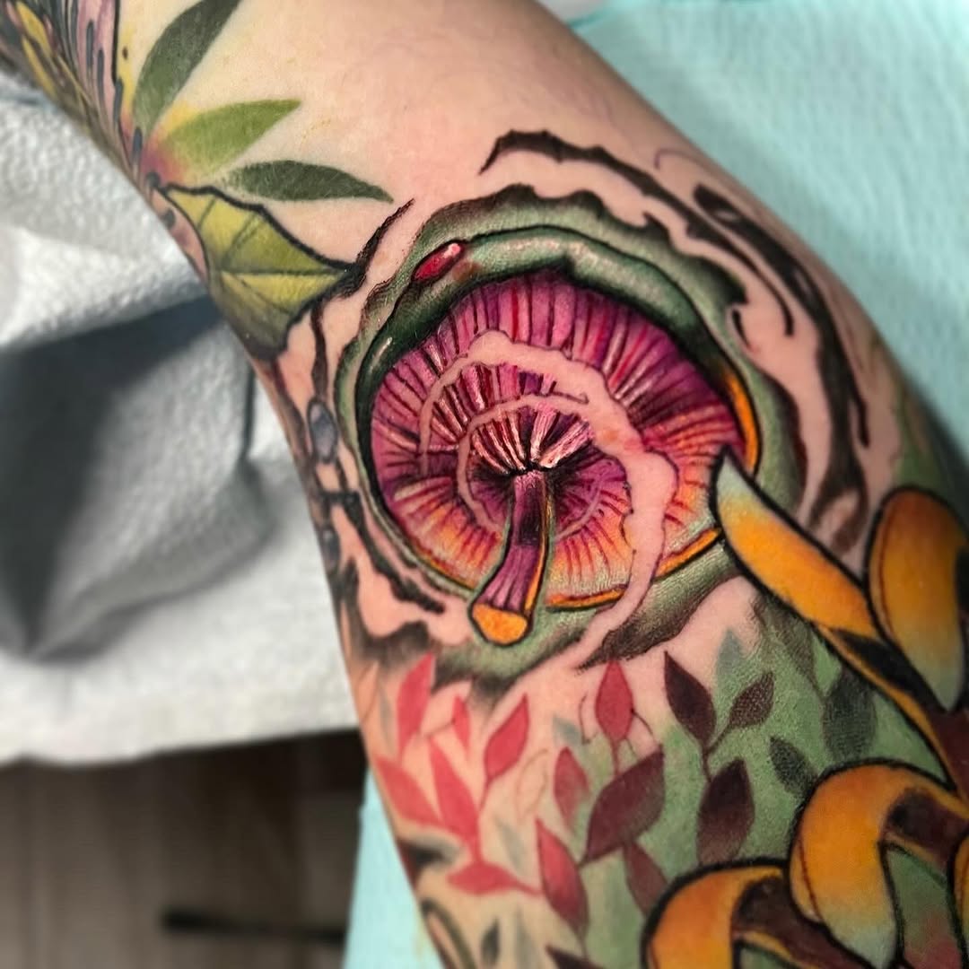 Tattoo by @alexrockoff โ new_school, illustrative