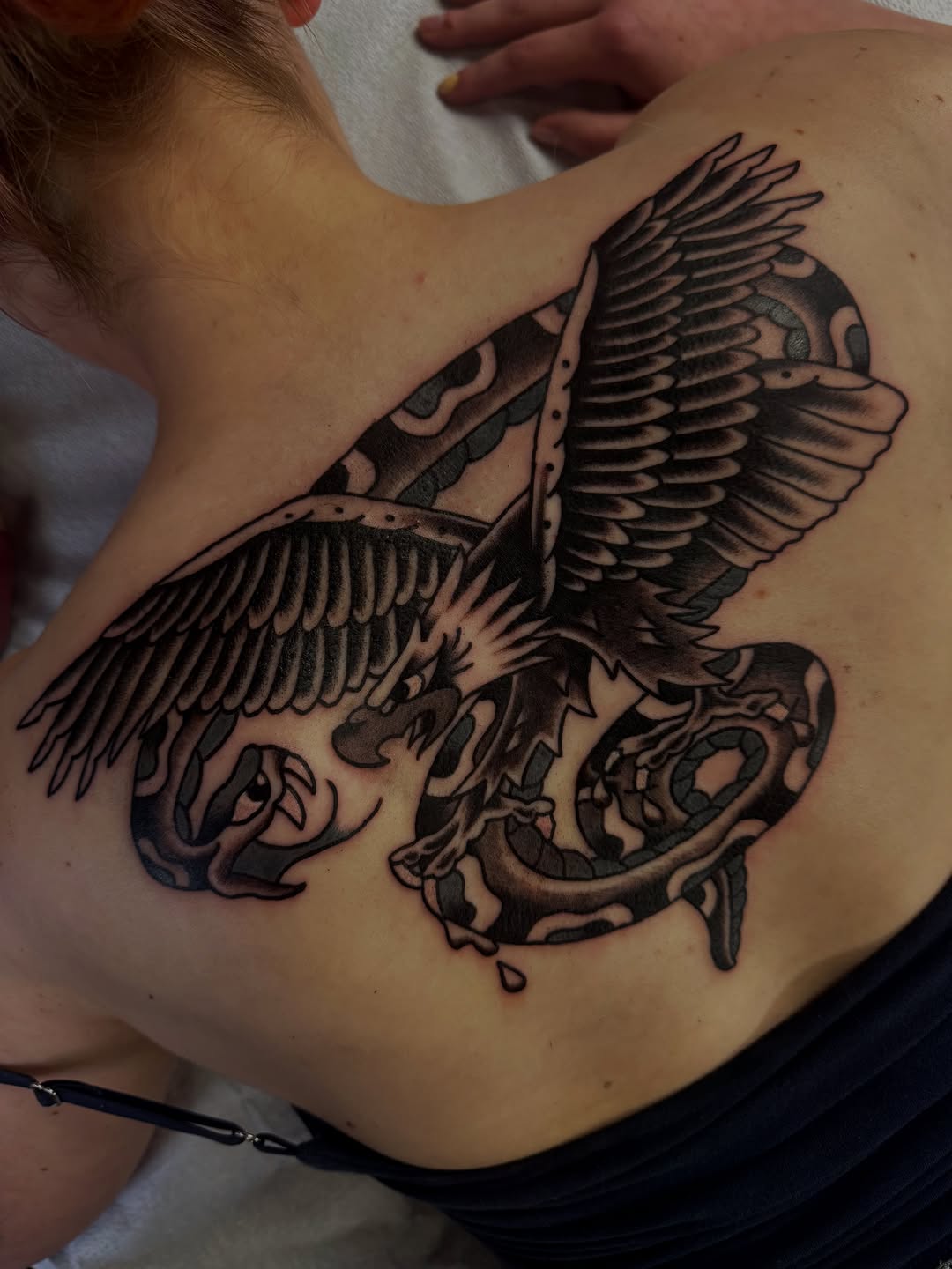 Tattoo by @notmikewilson โ american_traditional, black_and_grey