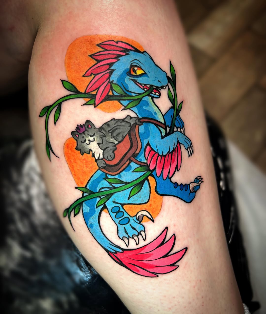 Tattoo by @bitesizedink โ new_school