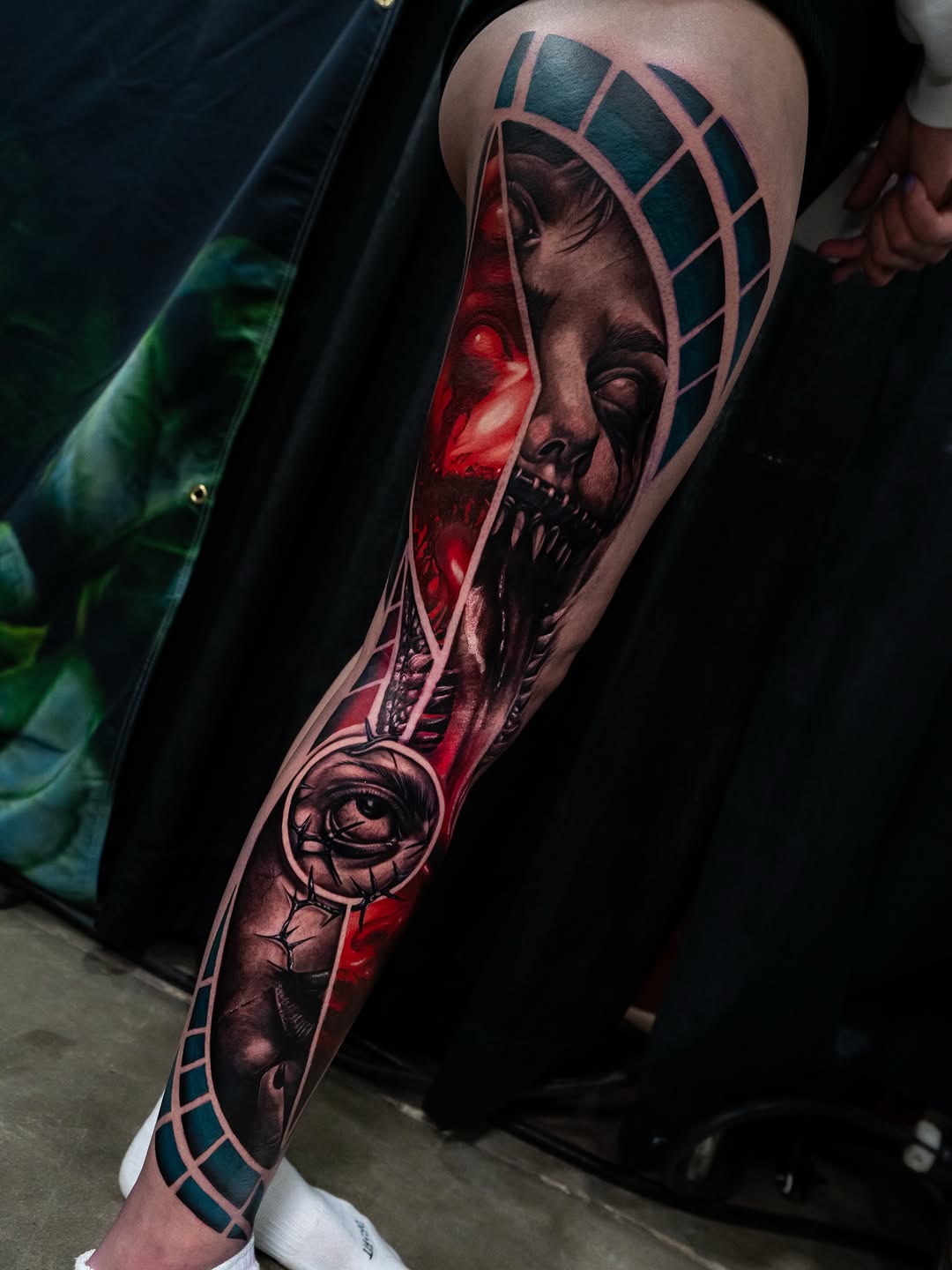 Tattoo by @alecx.inked โ realism, dark_realism