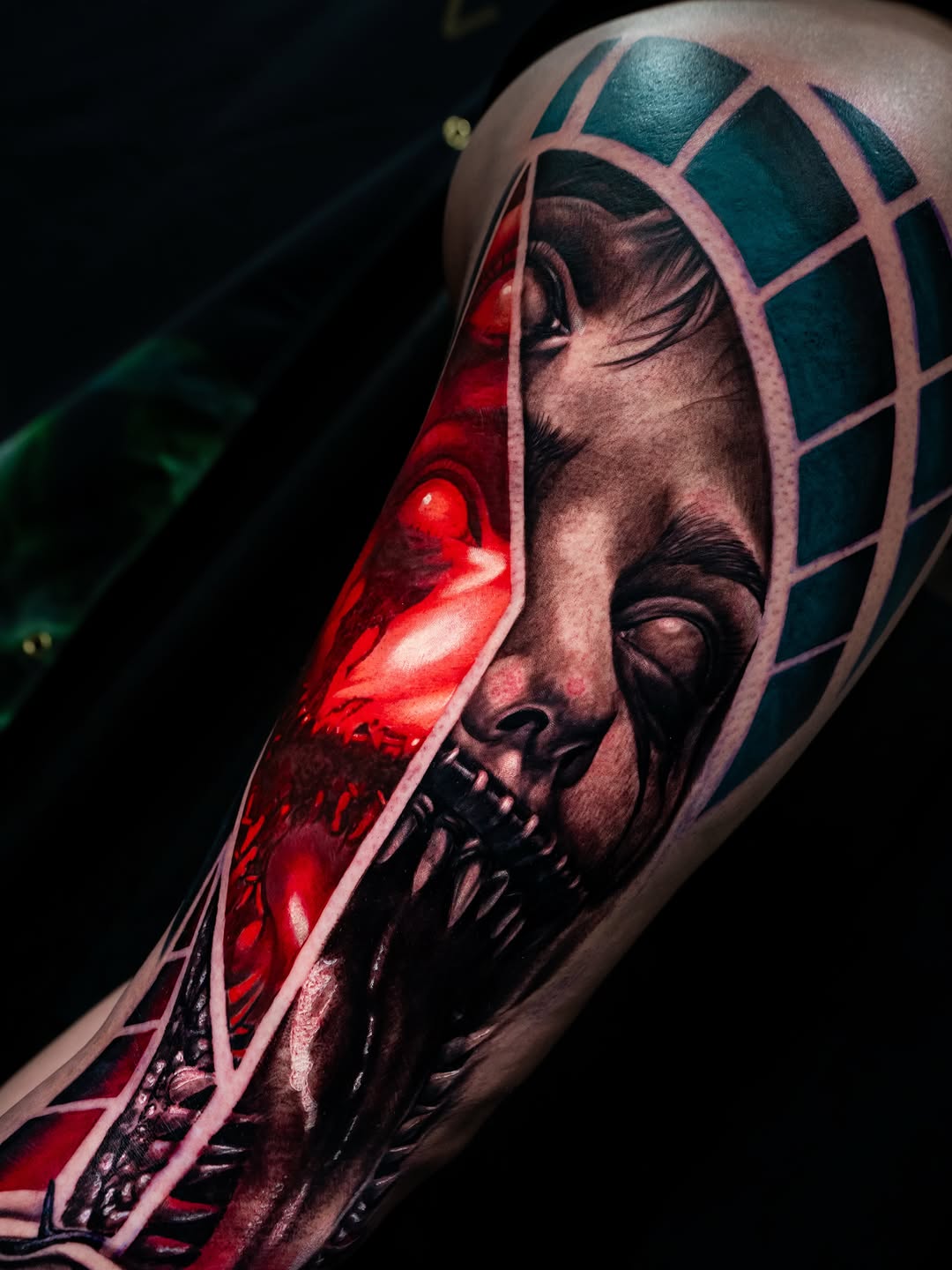 Tattoo by @alecx.inked โ realism, dark_realism