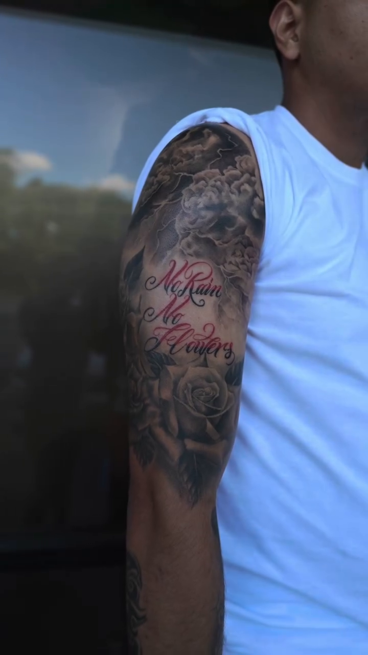 Tattoo by @blazingtatts โ black_and_grey, realism